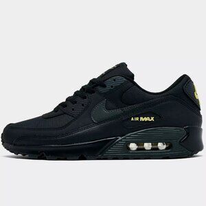 Nike AIR MAX 90 Men's Casual Shoes BLACK GOLD IB7680 001